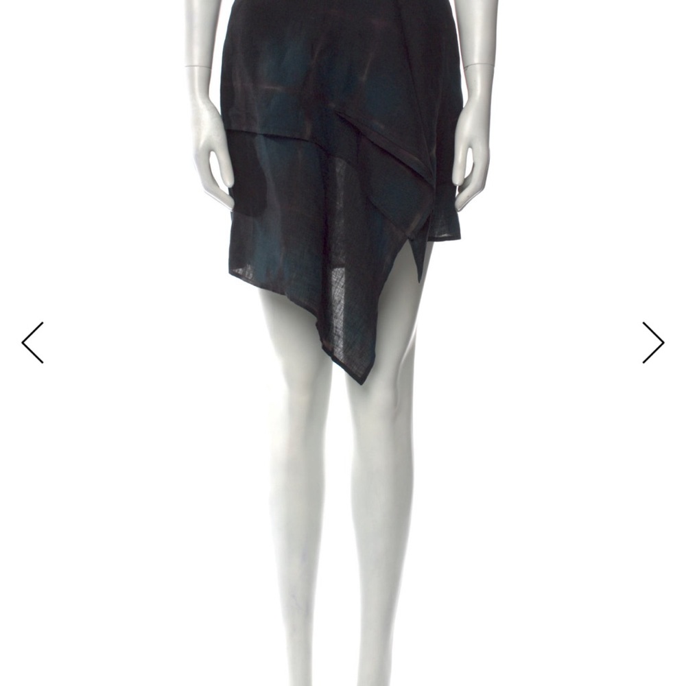 Asymmetrical Layered Black Women's Skirt